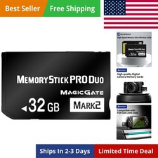 Mark 2 32GB High Speed Memory Stick Pro Duo for PSP Accessories/Camera Memory...