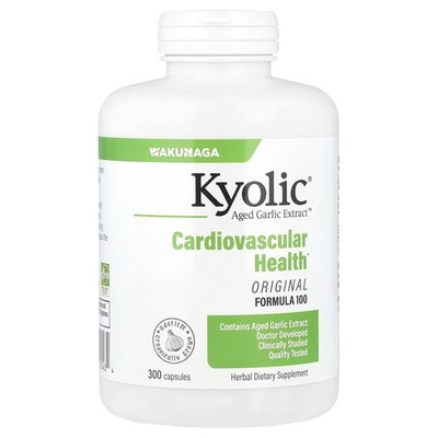 Aged Garlic Extract , Cardiovascular Health, Original Formula 100, 300 Capsules