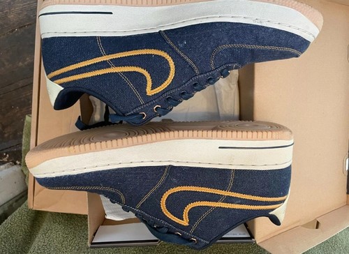 Nike Air Force 1 Low Premium Denim UK 9 / US 10 - 318775 404 rare only 9 on ebay - Picture 11 of 12