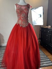 NEW Event Gown - Size 10 - Red - Prom / Quince