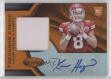 2016 Certified Freshman Fabrics Signatures Mirror Orange Kevin Hogan Auto 0a6