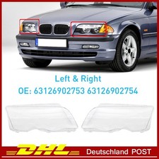 Scheinwerferglas 4Tür Für BMW 3er E46  98-01 Gehäuse Streuscheibe Abdeckung