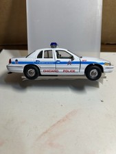 2007 Welly ‘99 Ford Crown Victoria Chicago PD 1:43 Diecast Friction Motor Works