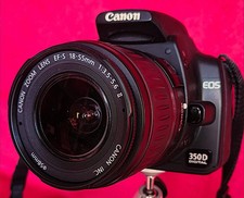 Fotocamera reflex digitale Canon EOS 350D + obiettivo Canon EF-S 18-55 mm II