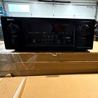 Denon AVR S930H 7.2 A/V Receiver HEOS Dolby Atmos DTS:X Black 8 HDMI