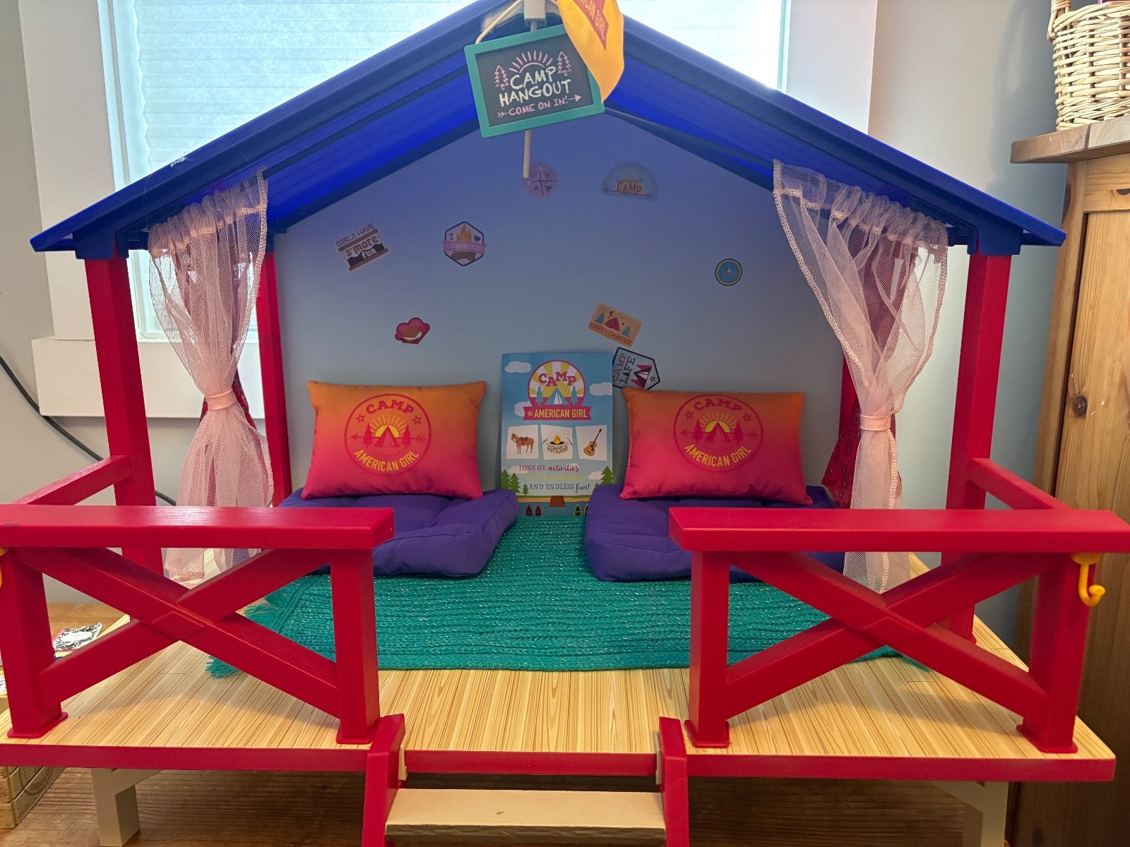American Girl Doll Camp Hang Out Furniture Set Cabin Beds & Accessories 2019