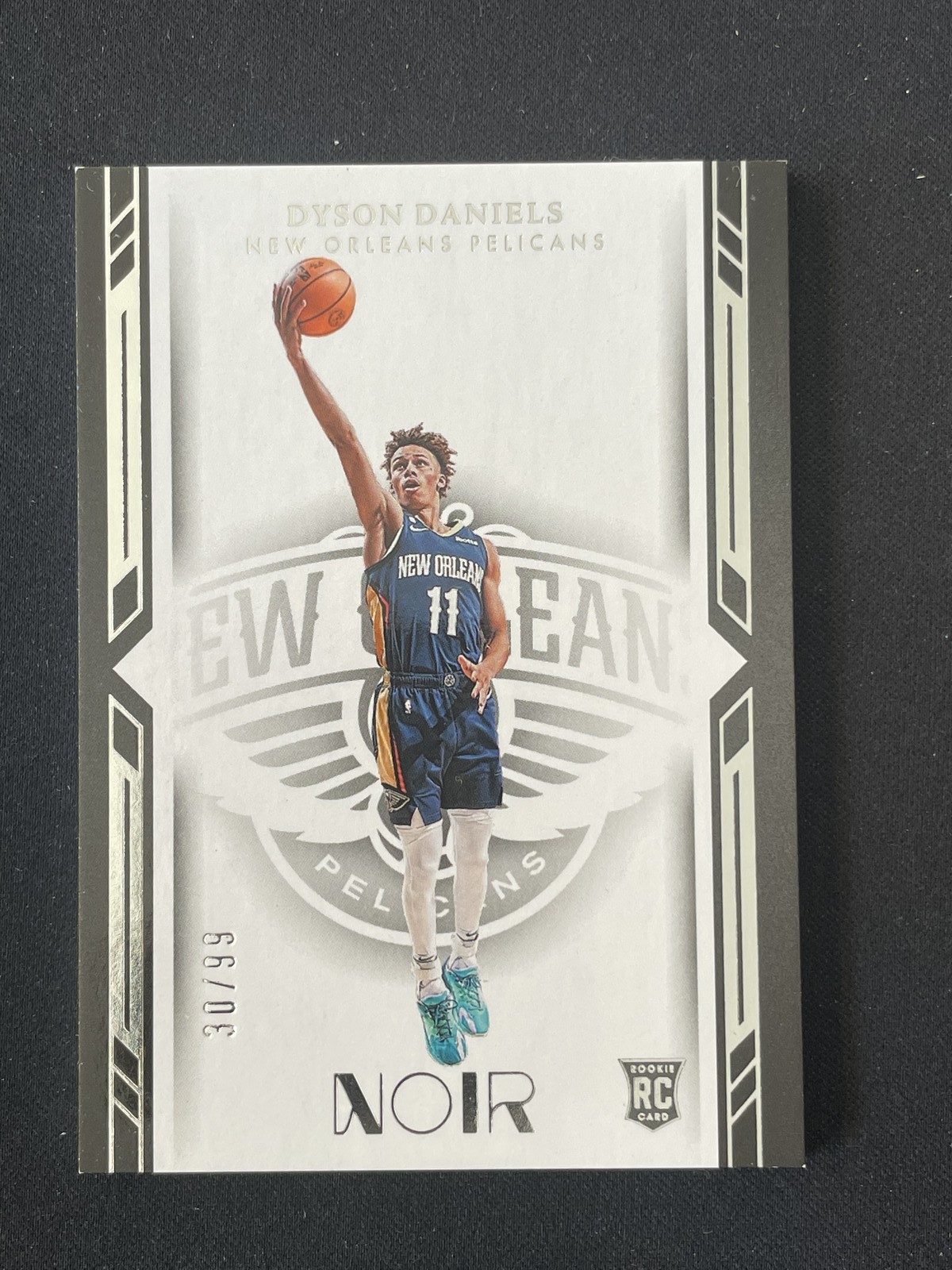 Dyson Daniels 2022-23 Panini Noir Icon Edition Base /99 #181