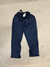 NWT Vintage Y2K Nike Track Pants Men  s Size XXL Ankle Zip Striped Navy Vtg New
