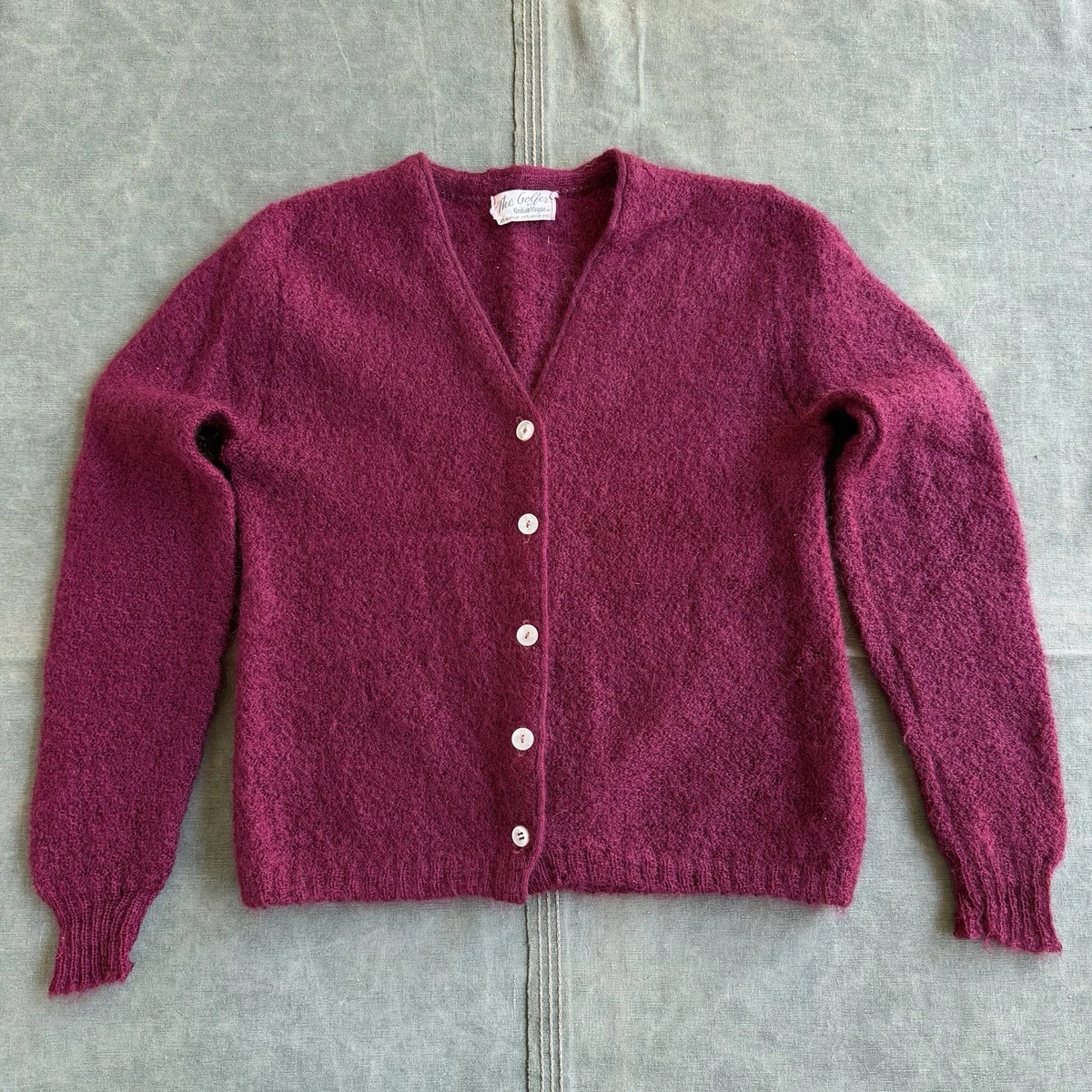 Vintage Mohair Cardigan Indiana Women's Vintage Sweaters for sale