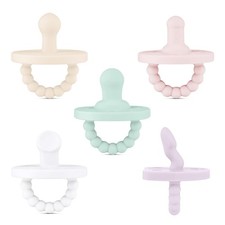 Ryan Rose Cutie PAT Pacifier Teether Starter Kit, Girl