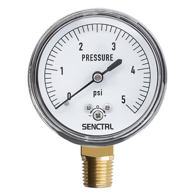 #ad #ad 0 5 Psi Low Pressure Gauge Capsule Gauge 2 1 2quot; Dial Size 1 4quot; NPT Lower M... $31.85