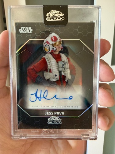 2024 Topps Chrome Black Star Wars Jess Pava Light Side Auto Henwick ALS-JH