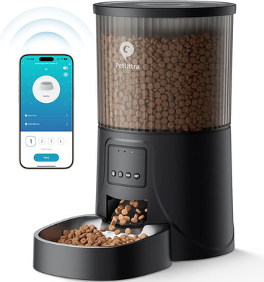 Automatic Cat Feeder Wifi- 5Ghz Cat Food Dispenser with APP Remote Control- Auto