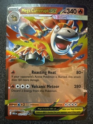 022/132 Mega Camerupt EX Holo Mega Evolution