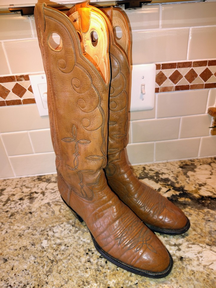 EUC Vintage Hondo Brown Boots Bullhide Buckaroo Cowboy Boots- US Size ...