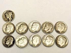1937 Mercury Dime & 10 Silver Dimes (1946-1963)