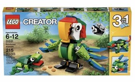 Lego RARE Lego creator 31031 - rainforest Animal Set 3 In 1 Set. RETIRED