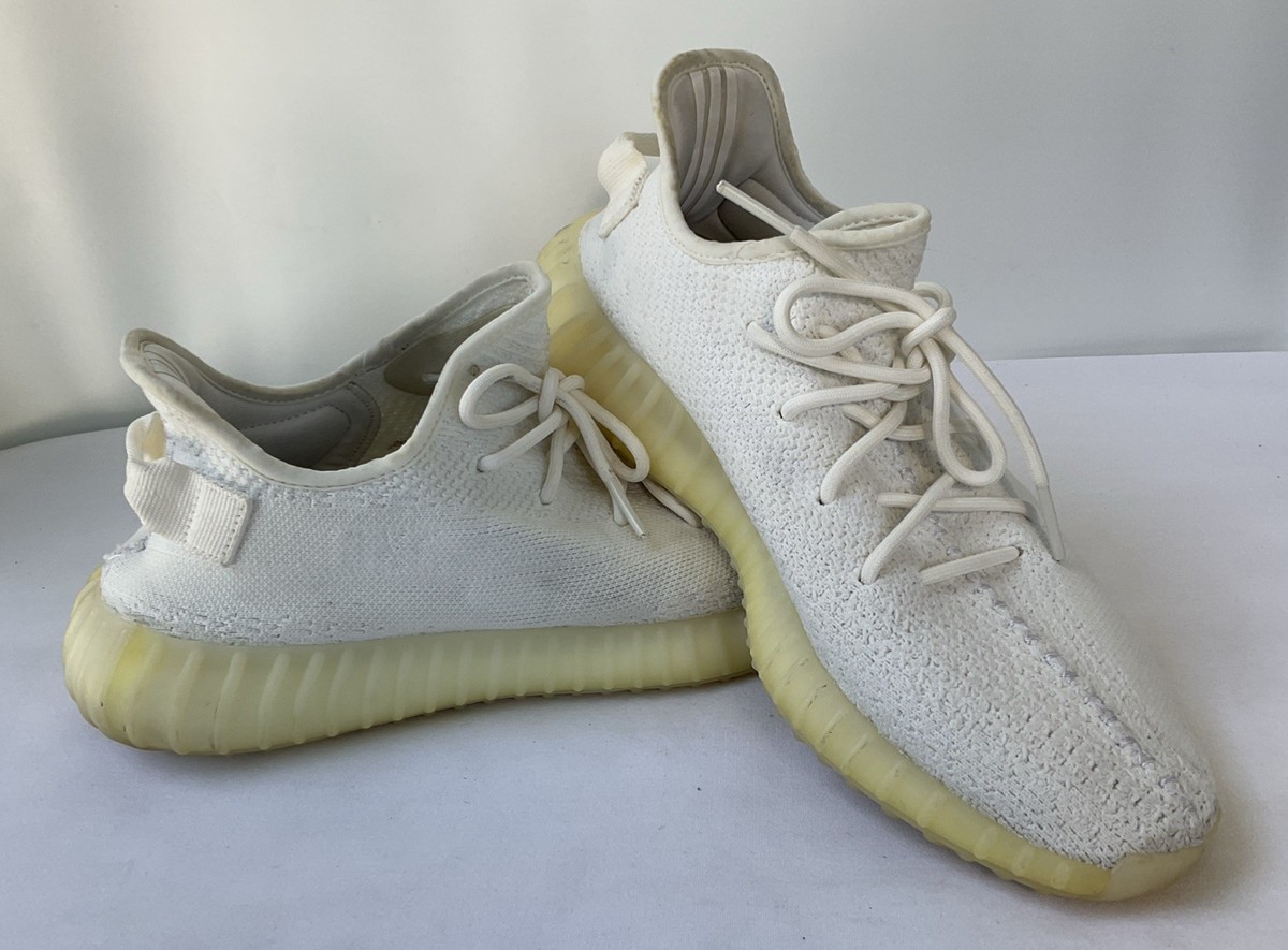 Mens Adidas Yeezy 350 Boost V2 Triple White CP9366 Shoes, 11.5