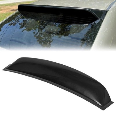 ECOTRIC Rear Window Roof Spoiler Compatible with 2006-2015 Medium, black 
