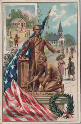 Raphael Tuck Lincoln's Birthday No 155 Emancipation Proclamation Patriotic