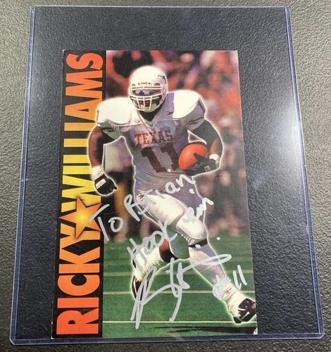 Ricky Williams Signed Autographed 6x8 Photo University of Texas