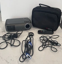 Optoma EP721 DLP Projector Portable Home Cinema Projector w Case, Remote, Cables