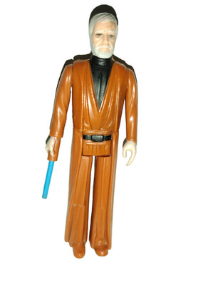Obi-Wan Kenobi Star Wars 1977 Hong Kong Grey Hair  Vintage Kenner First 12