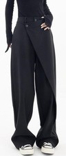 Anewsta Curve Career Casual Black Wrap Dress Pants Sz 2XL Stylish Pockets Sale!!