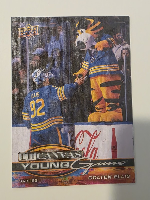 2025-26 Upper Deck NHL Colton Ellis Young Guns Canvas Sabres 🔥 🔥