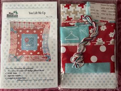 Pine Mountain Designs-You Lift Me Up Pillow Kit