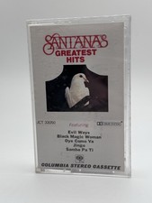 Santana's Greatest Hits Cassette Tape 1974 Columbia JCT 33050 - White Dove