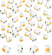 35 Pcs Mini Cow Figurines Mini Resin Cows Forest Animals Miniature Cows Animal F