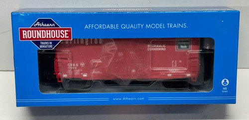 Coche de caja Roundhouse CB&Q Burlington 40' puerta enchufable Hi-Cube #19859. 76628. ¡Nuevo! | Zustand: New