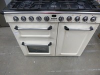Smeg Range Cooker Cream Victoria TR103P 100cm Dual Fuel A Graded (CH-4351)
