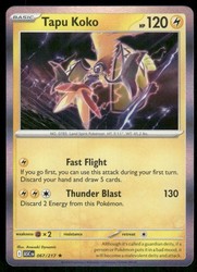 Tapu Koko (Quick Ball) 067/217 Ascended Heroes