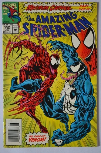 Amazing Spider-Man Vol.1 #378 June 1993 VF- Marvel Comics *Maximum Carnage* NS