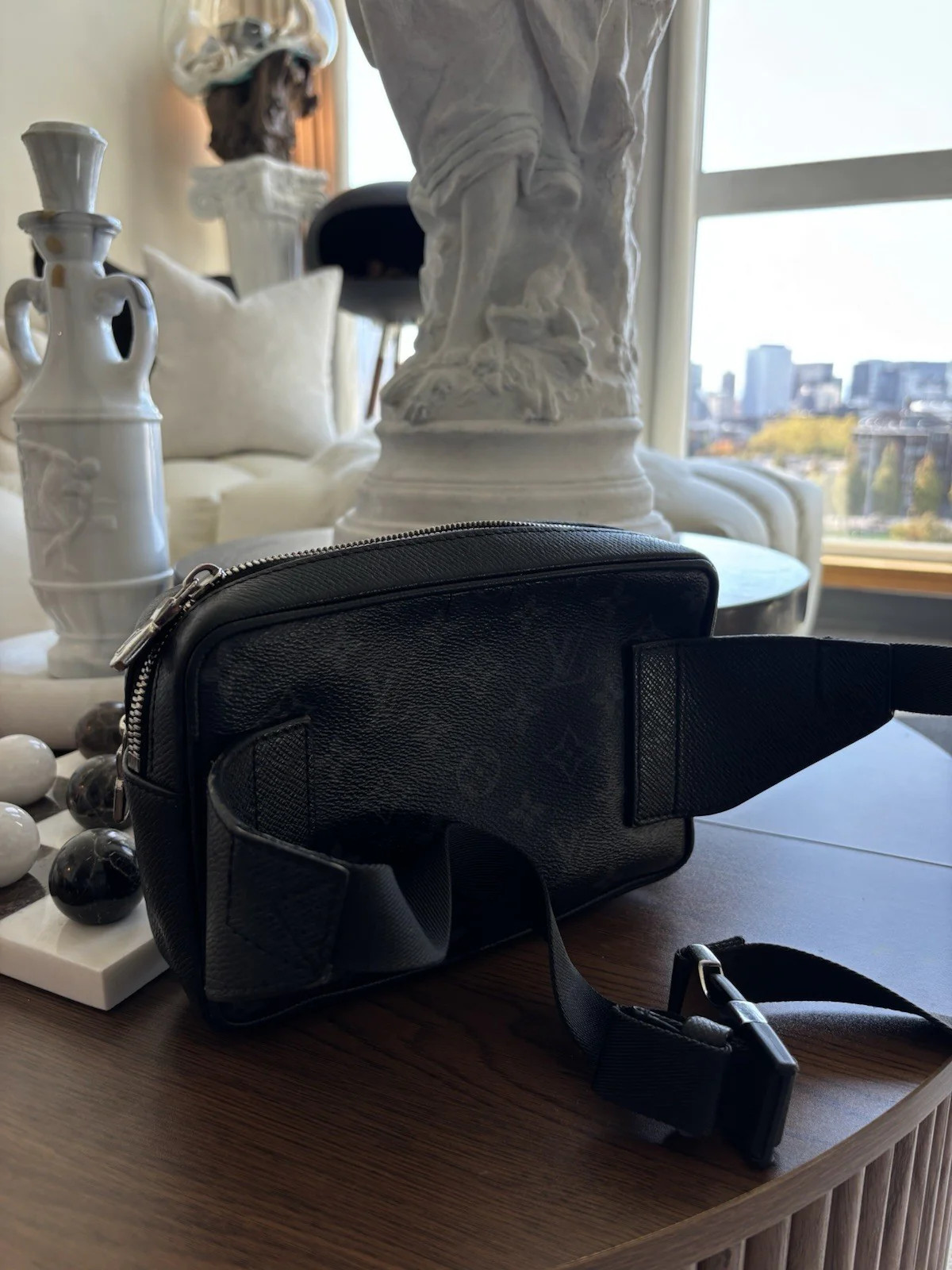 LOUIS VUITTON Authentic Monogram Eclipse Fannypac… - image 3