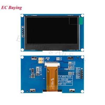 2.42 inch OLED Module 12864 Screen LCD Display 128x64 SSD1309 SPI/IIC 4Pin White