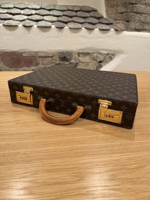 Louis Vuitton Vintage Aktenkoffer Monogram Canvas   1980er   43x33x8,5 cm Selten