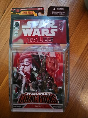 Hasbro Star Wars Comics Packs Clone Commando Super Battle Droid New 2007