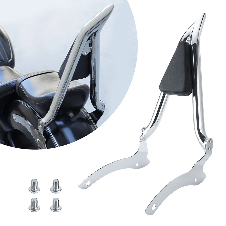 24"Sissy Bar Backrest For Yamaha V-Star 1100 XVS1100 Classic Silverado 2000-2011 - Изображение 2 из 4