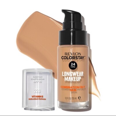 Revlon ColorStay 24hrs Matte Foundation Combination Oily Skin 220 Natural Beige
