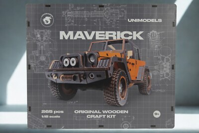 Unidragon Holzpuzzle I MAVERICK (1:18) 265 Teile - Neu, in Originalverpackung