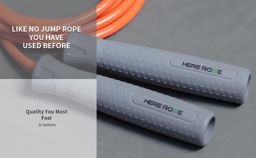 Skipping Ropes For Adults Hererope 1/2lb Weighted Jump Rope, Heavy