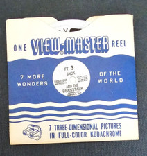 Vintage Viewmaster Reel Jack and The Beanstalk FT-3