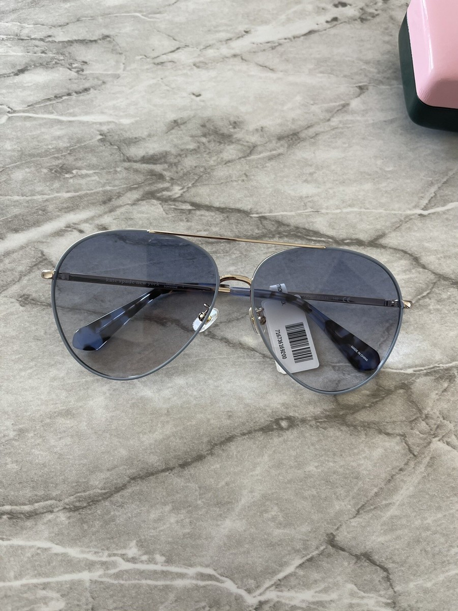 Kate Spade carolane polarized aviator sunglasses 61mm | eBay display picture 2