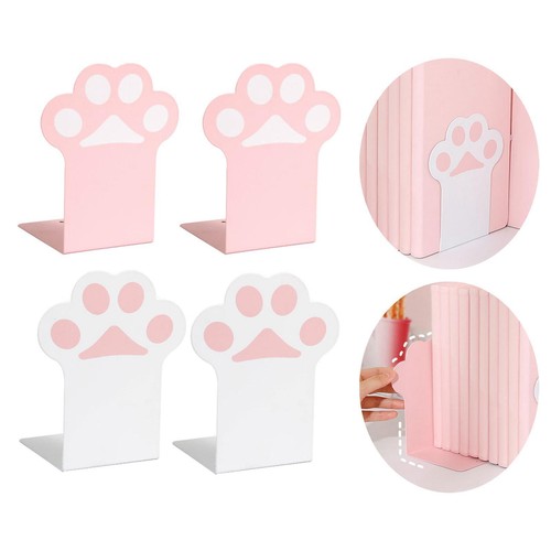 DONOUCLS Kristall-Buchstützen Mit Bernsteinkugel - Dekorative Buchhalter