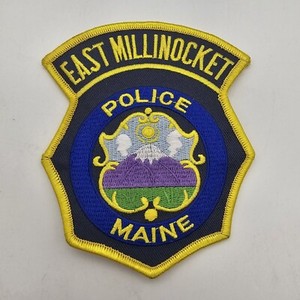 East Millinocket Maine Police Patch