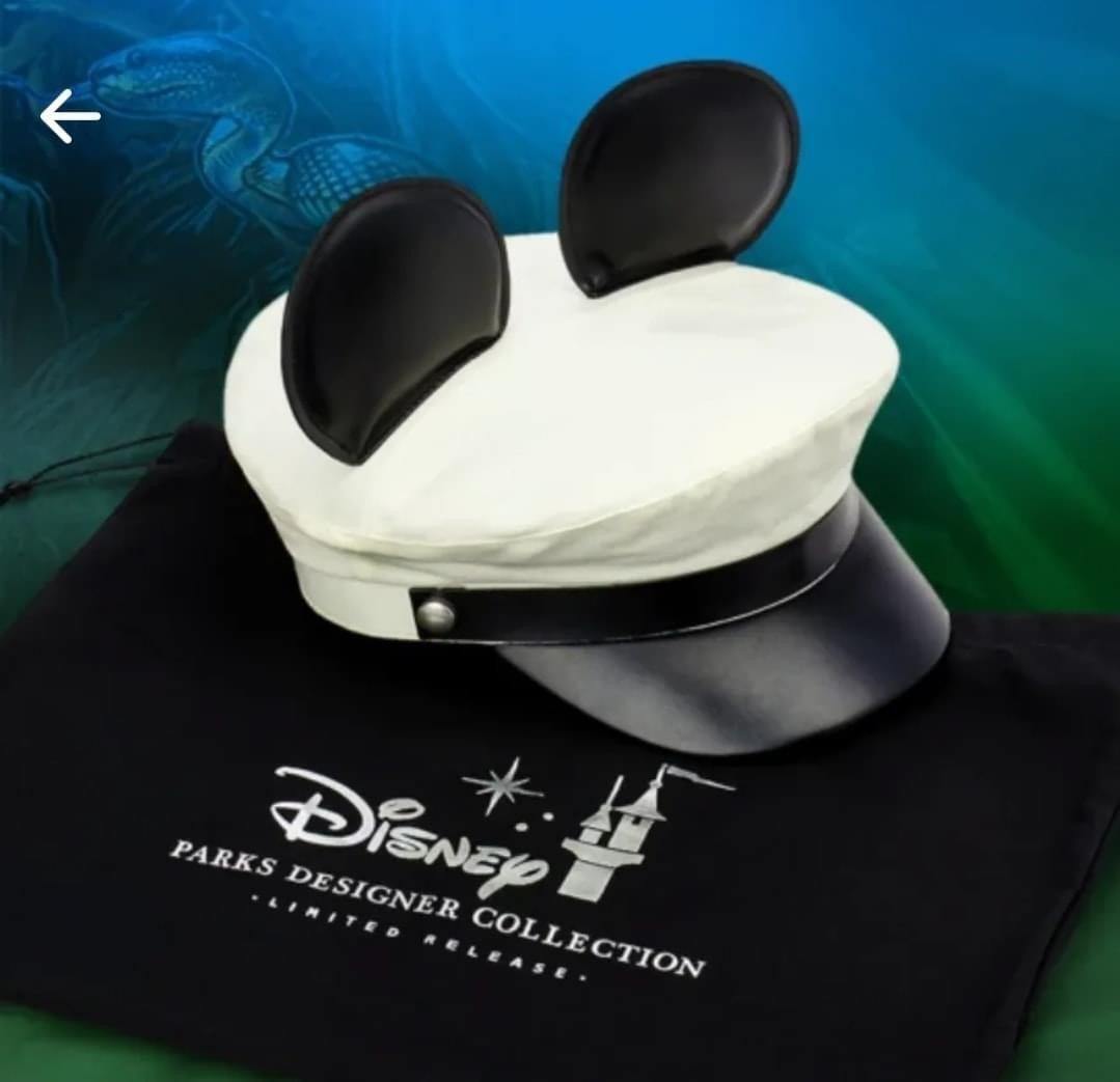 Disney Jungle Cruise Skipper Mickey Ear Captain Hat by Dwayne Rock