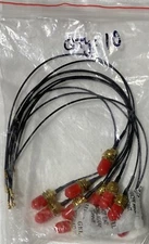 Cable Assembly SMA male - UFL 20cm RG178 - Lot of 10